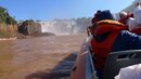 22 - 13_14 RoboCup 2014 - Brazília - Národný park Iguazú z Argentínskej strany - blížime sa na lodi k najväčšÍm vodopádom na svete